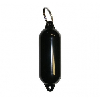 PŁYWAJĄCY BRELOK DO KLUCZY " BOJA " MAJONI POMARAŃCZOWO - CZARNY